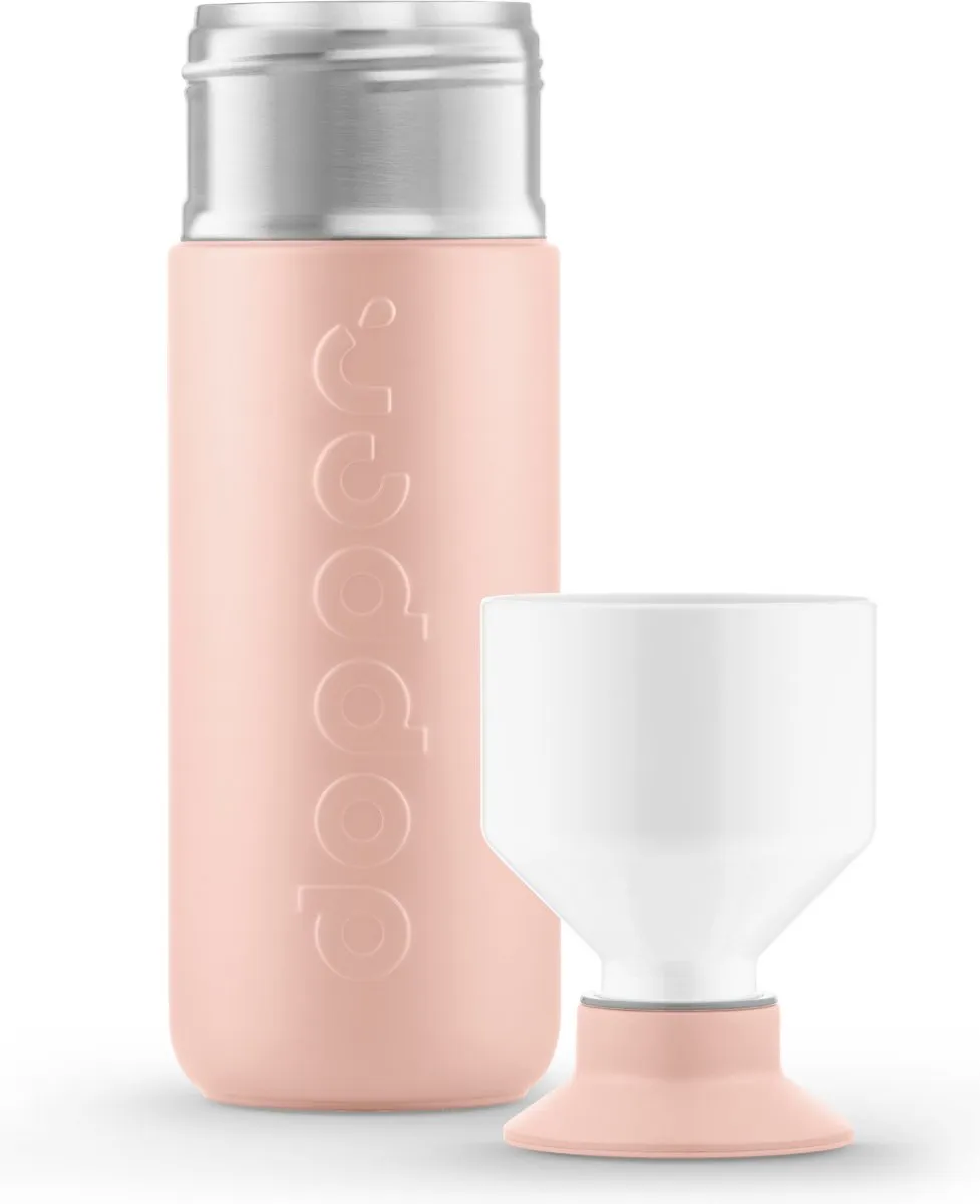 Dopper Pebble Peach Insulated Drinkfles 580ml