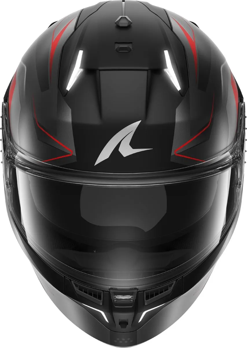 Shark Skwal i3 Mekarium Helm - M - Zwart/Rood/Anthraciet