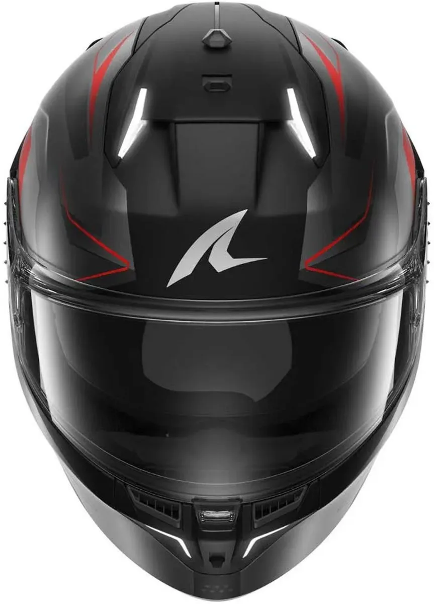 Shark Skwal i3 Mekarium Helm - M - Zwart/Rood/Anthraciet