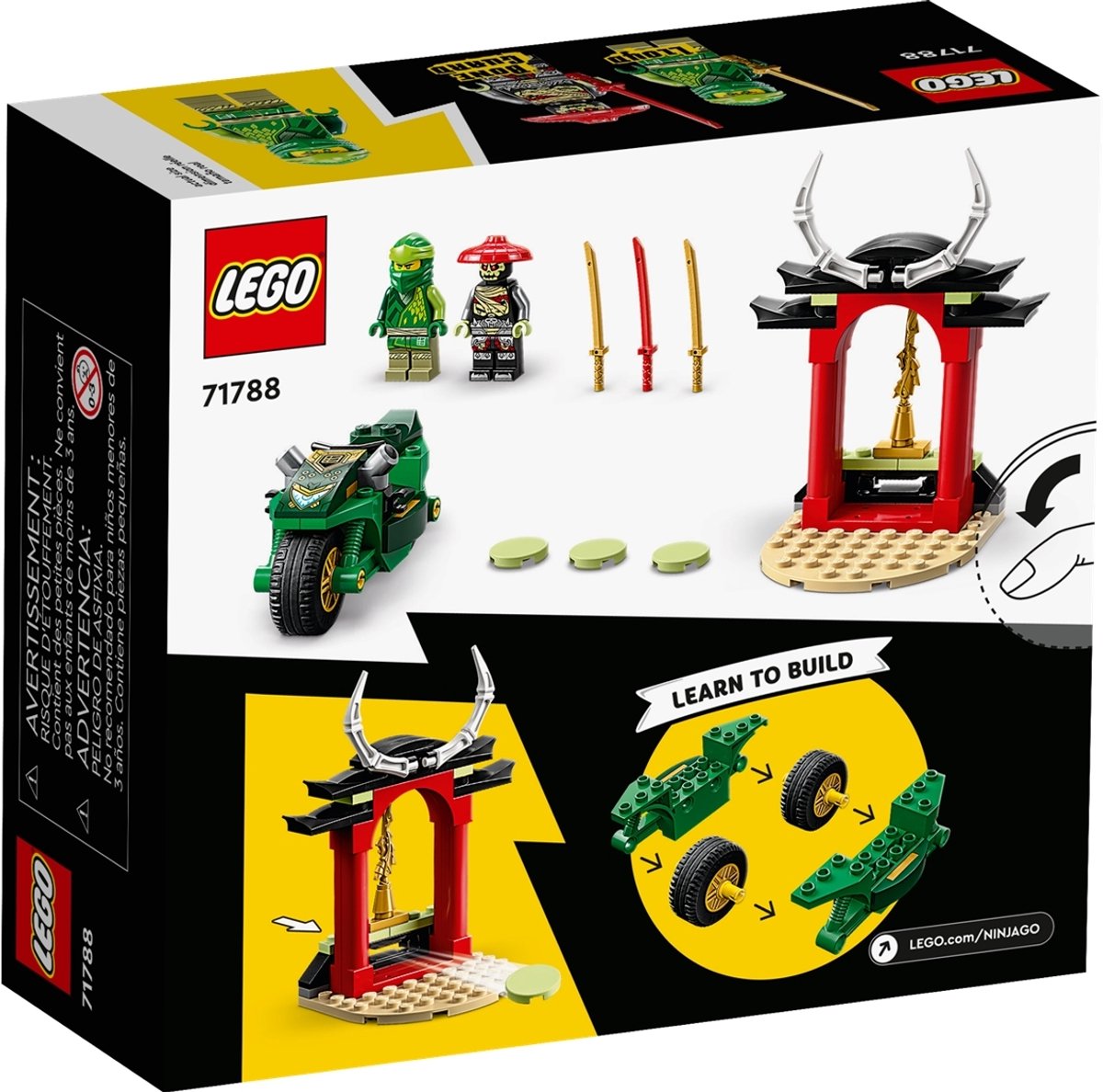 LEGO NINJAGO Lloyds Ninja motor 4+ Set met Speelgoed - 71788