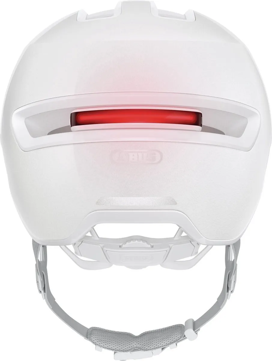 ABUS Hud-Y Fietshelm M - Puristic White