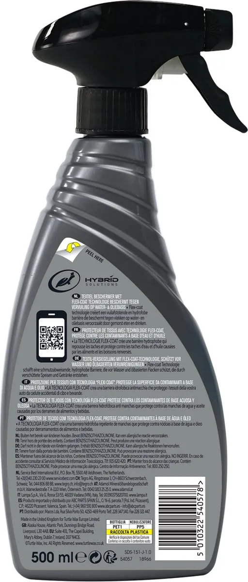 Turtle Wax HS Fabric Protector 500ml