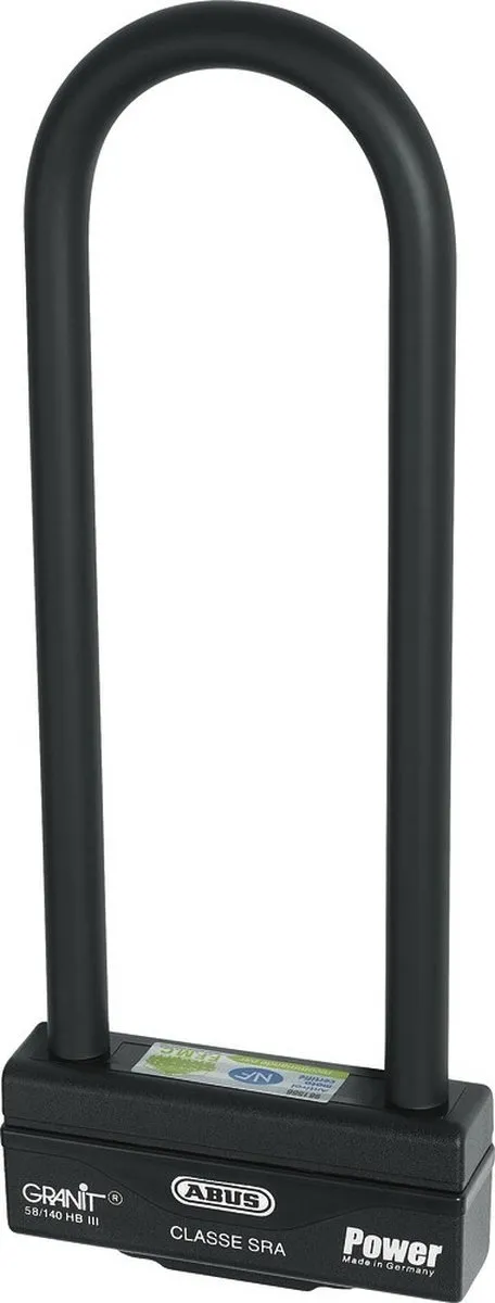 ABUS Power 58/140HBIII310 Beugelslot - Zwart
