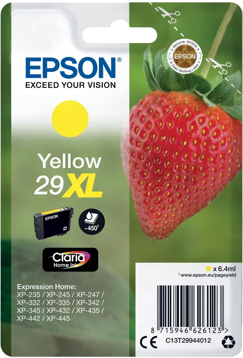 Epson 26XL C13T26324010 Cyaan Inktcartridge - 700 Pagina's