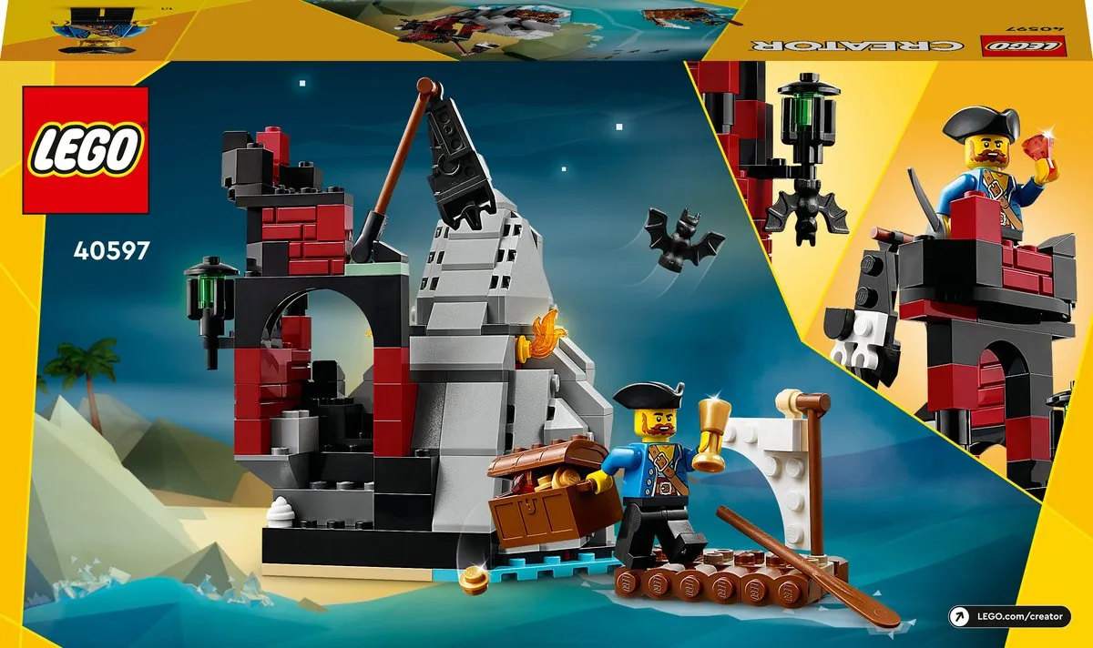 LEGO Creator 40597 Griezelig Pirateneiland - 214 Stukken