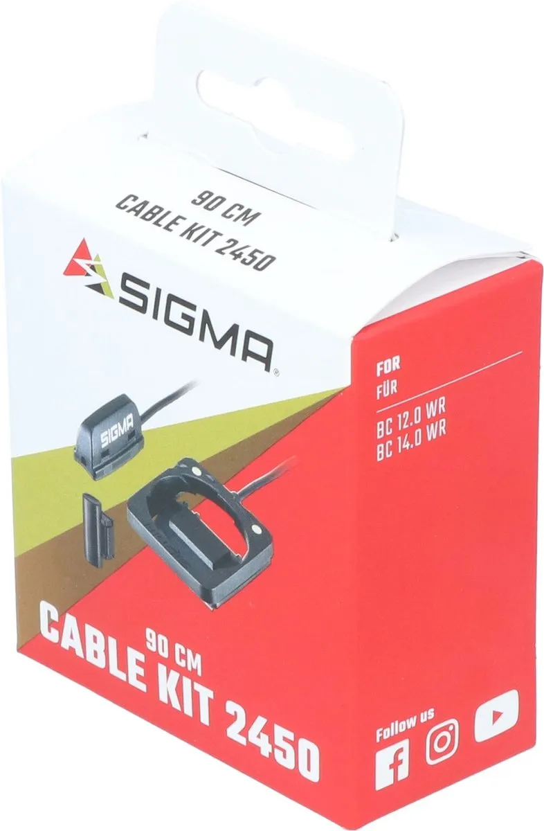 Sigma 2450 Fietscomputerhouder - Black