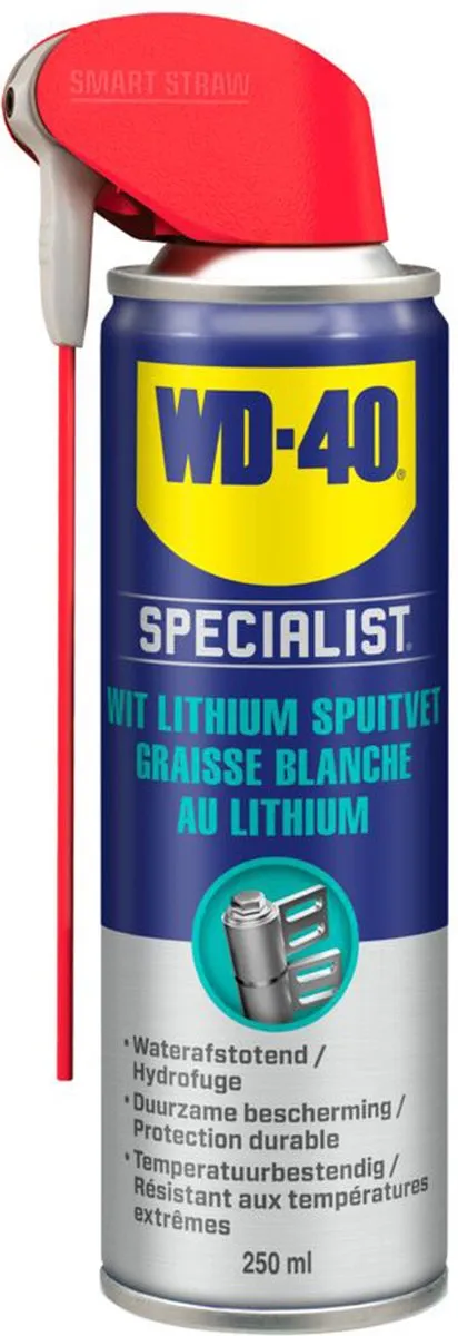 WD-40 Hoogwaardig Lithiumspuitvet 250ml - Wit