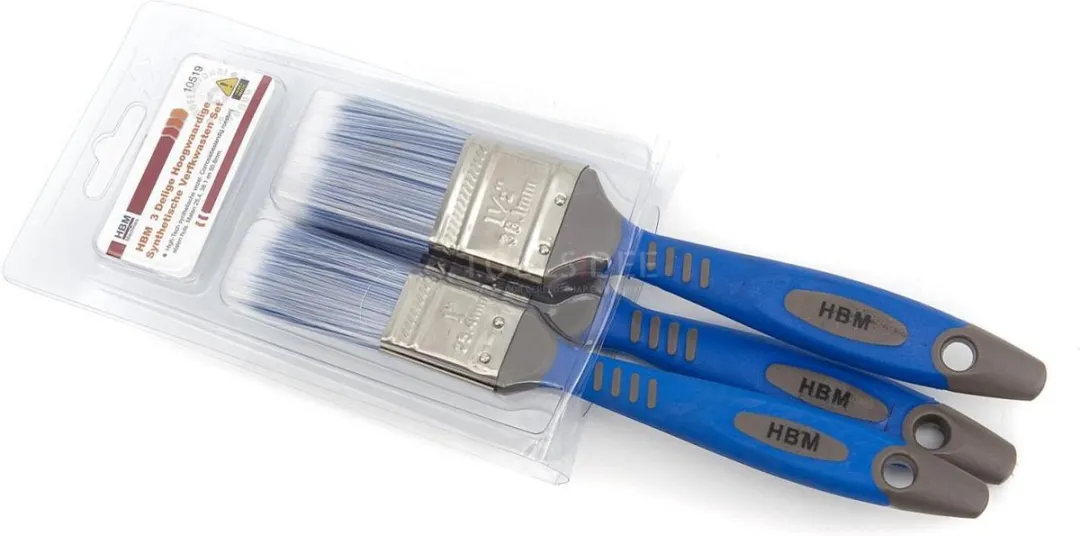 HBM 3 Delige Verfkwasten Set - Synthetisch