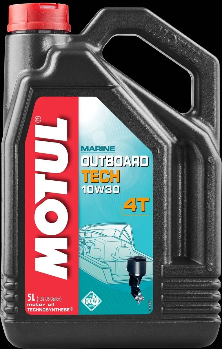 Motul Buitenboordmotor Tech 4T 10W30 Motorolie 5L