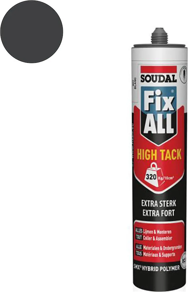 Soudal Fix All High Tack Komo - Zwart