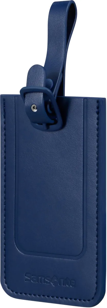 Samsonite Bagagelabel Midnight Blue - 2 Stuks