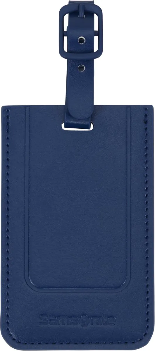 Samsonite Bagagelabel Midnight Blue - 2 Stuks