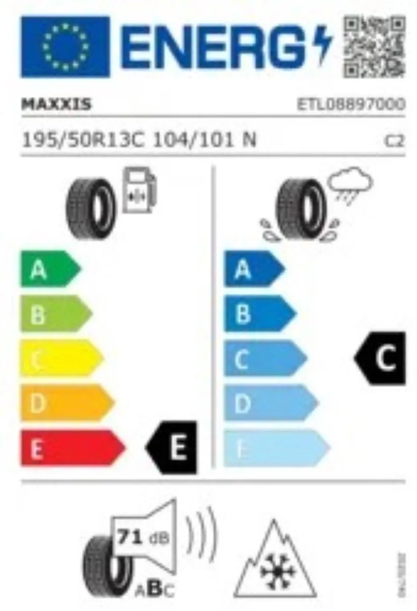 Maxxis MA-LAS 195/50 R13C 8PR - 4-Seizoenenband