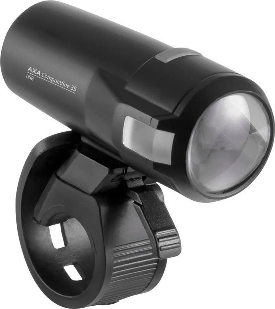 AXA Compactline 35 Lux Fietslampjes Voor & Achter - USB Oplaadbaar - Zwart