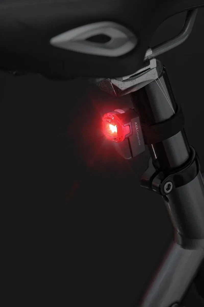 AXA Compactline 35 Lux Fietslampjes Voor & Achter - USB Oplaadbaar - Zwart