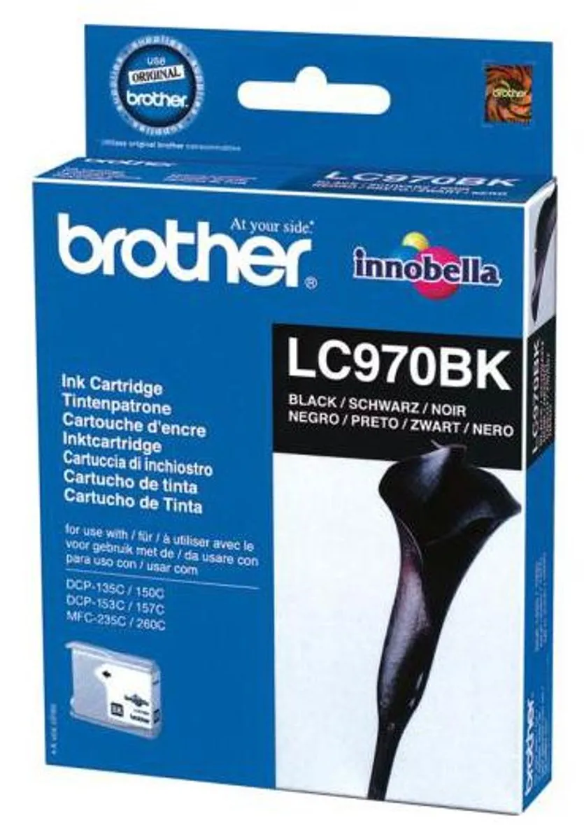 Brother LC-970BKBP Inktcartridge - Zwart