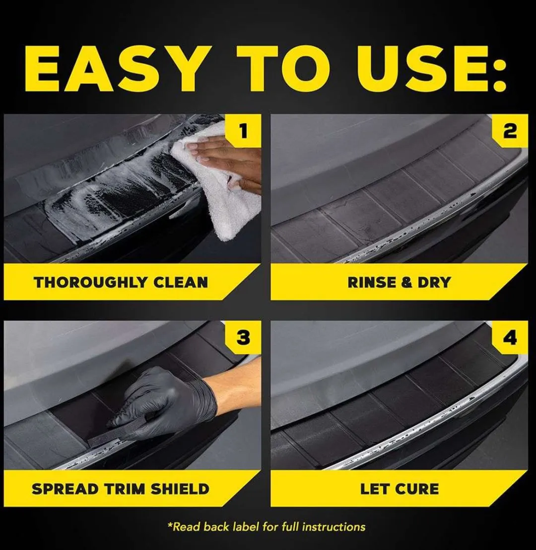 Meguiars Heavy Duty Trim Restoration Kit - 0.3L - Zwart