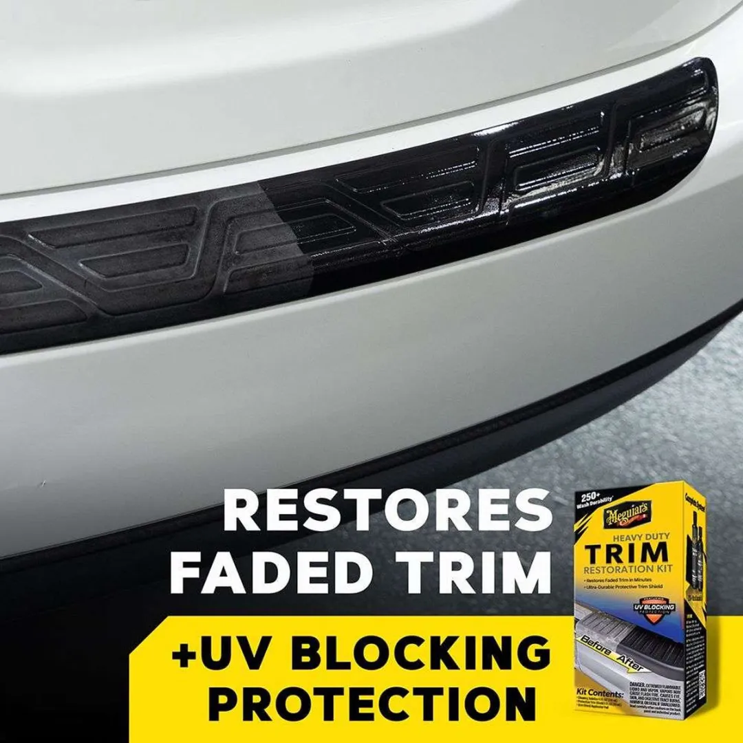 Meguiars Heavy Duty Trim Restoration Kit - 0.3L - Zwart