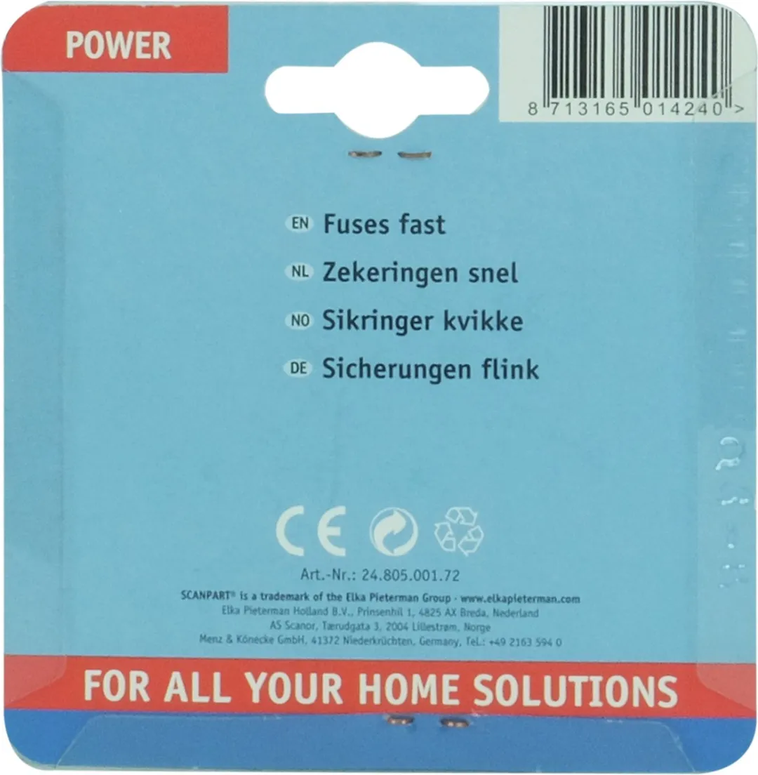 Scanpart Zekering 20A - 5 Stuks - Wit