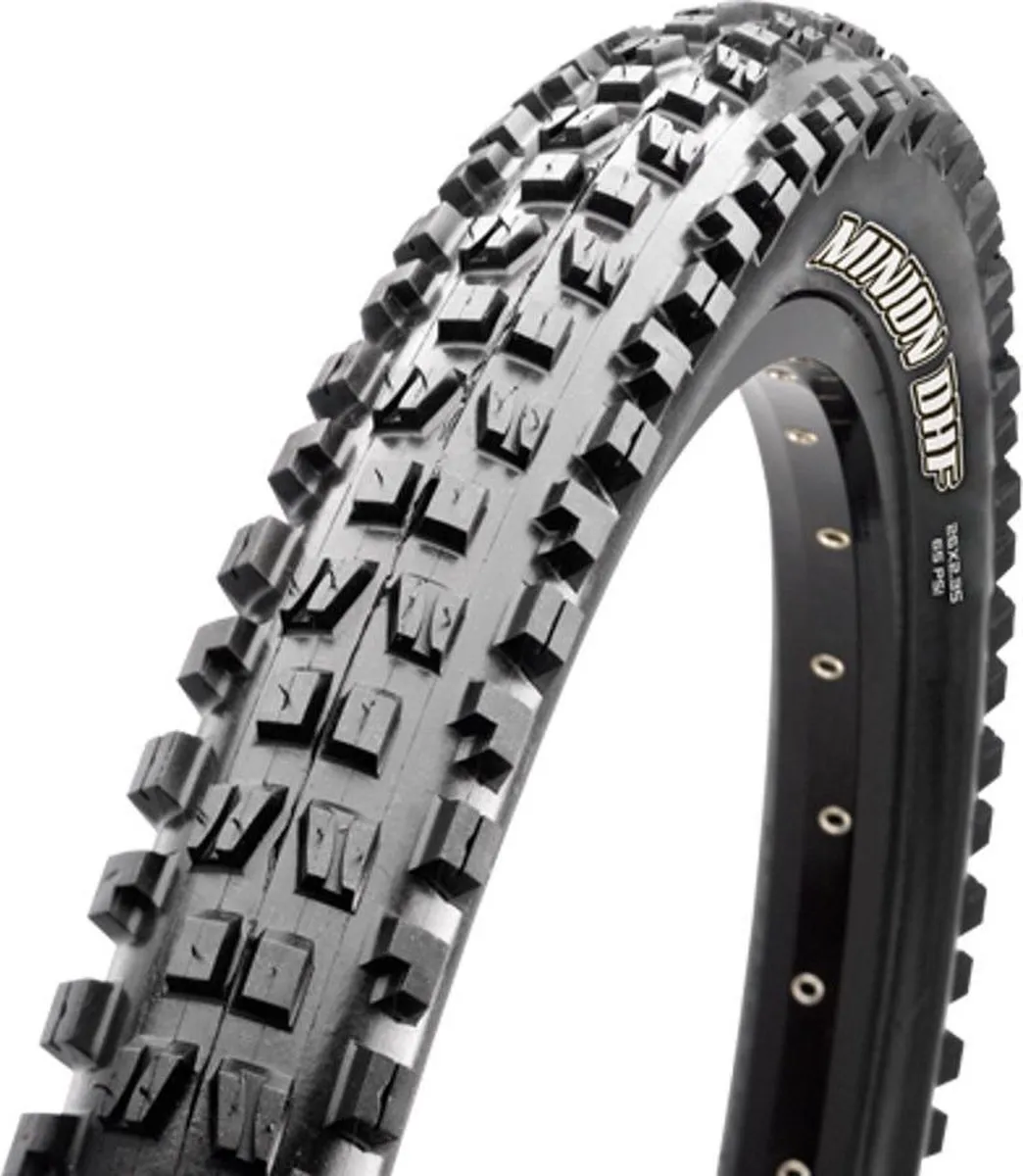 Maxxis Minion DHF+ TLR 27.5x2.80" EXO 3C MaxxTerra Banden - Zwart
