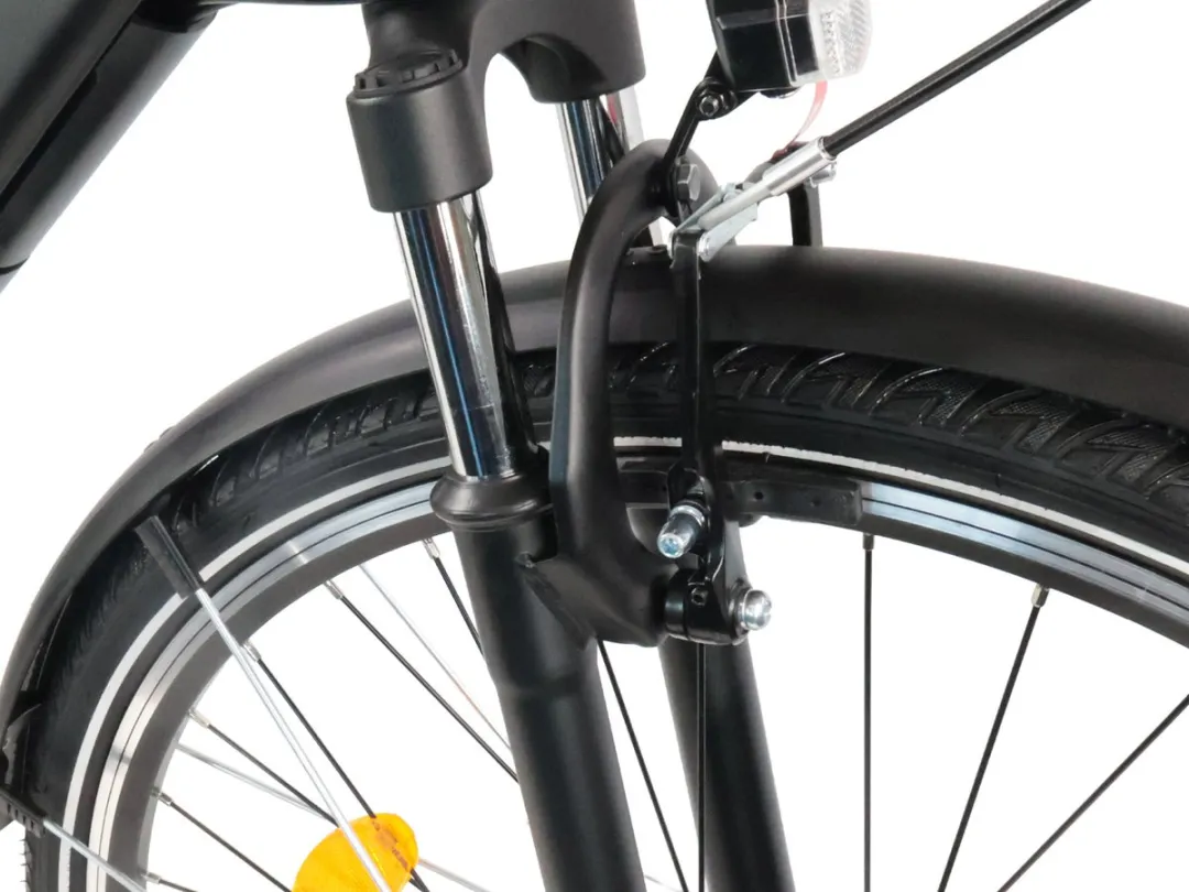 Sharp Urban Stadsfiets 28" 370Wh - 7 Versnellingen - Zwart
