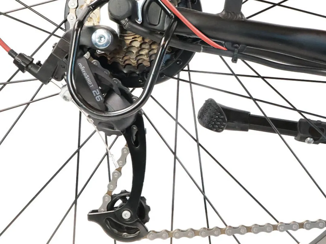 Sharp Urban Stadsfiets 28" 370Wh - 7 Versnellingen - Zwart