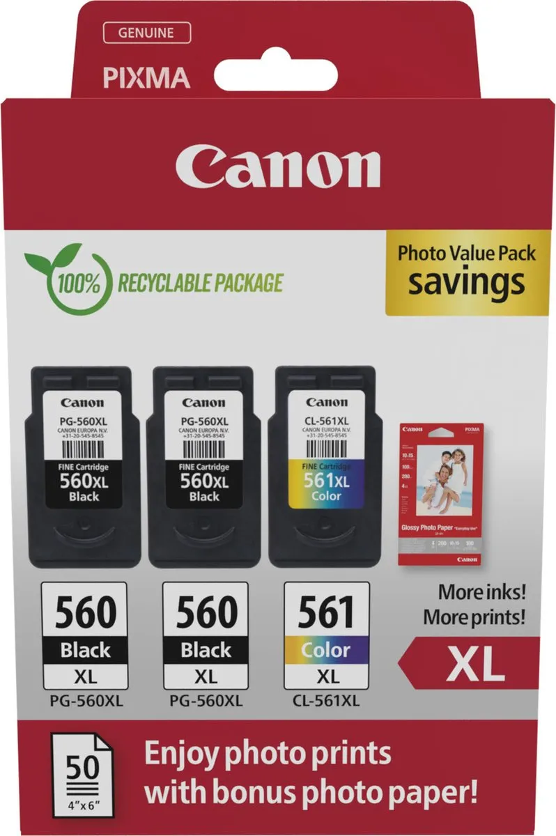 Canon 3712C012 Inktcartridges XL