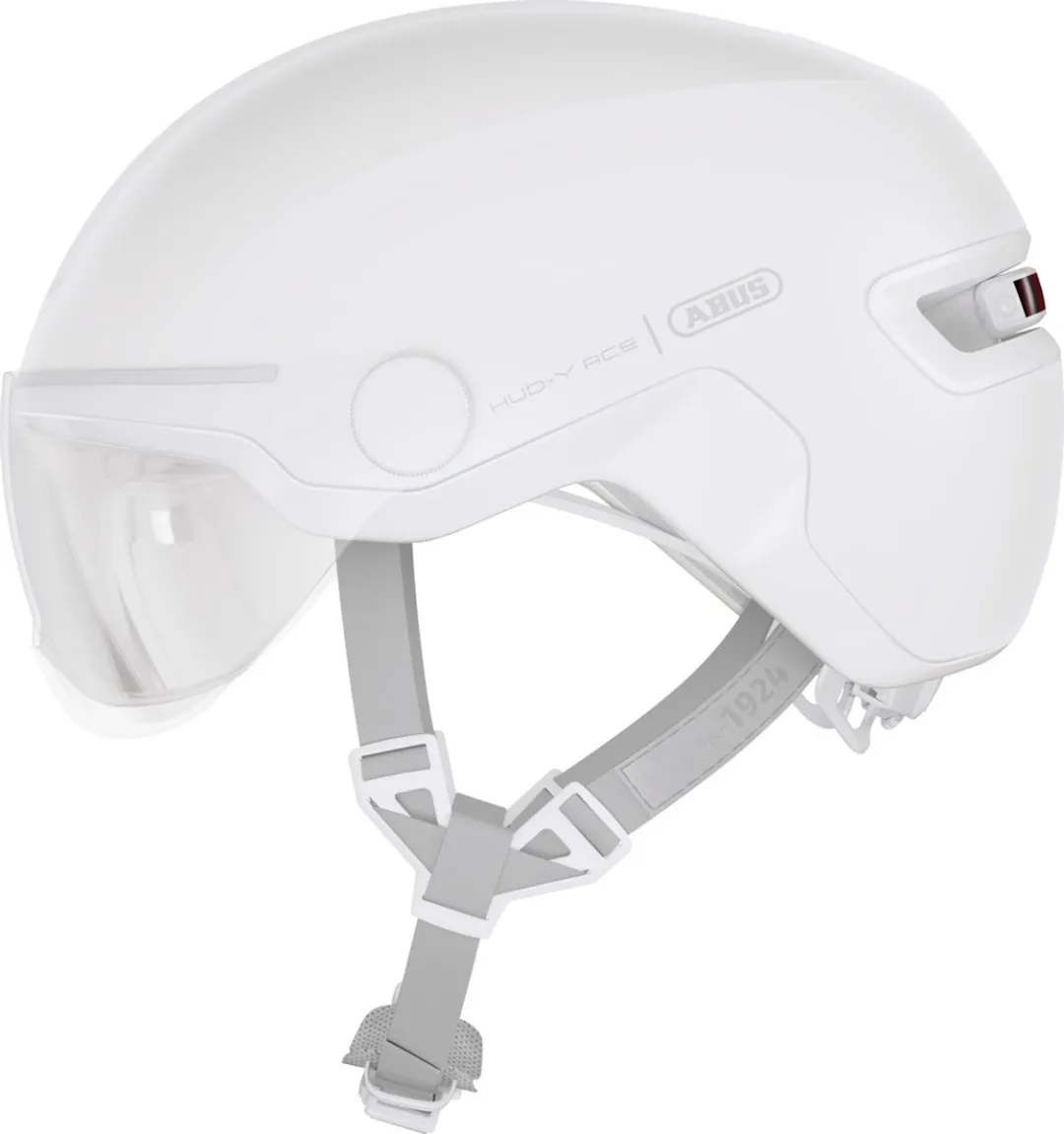 ABUS HUD-Y ACE Pure White Fietshelm - S