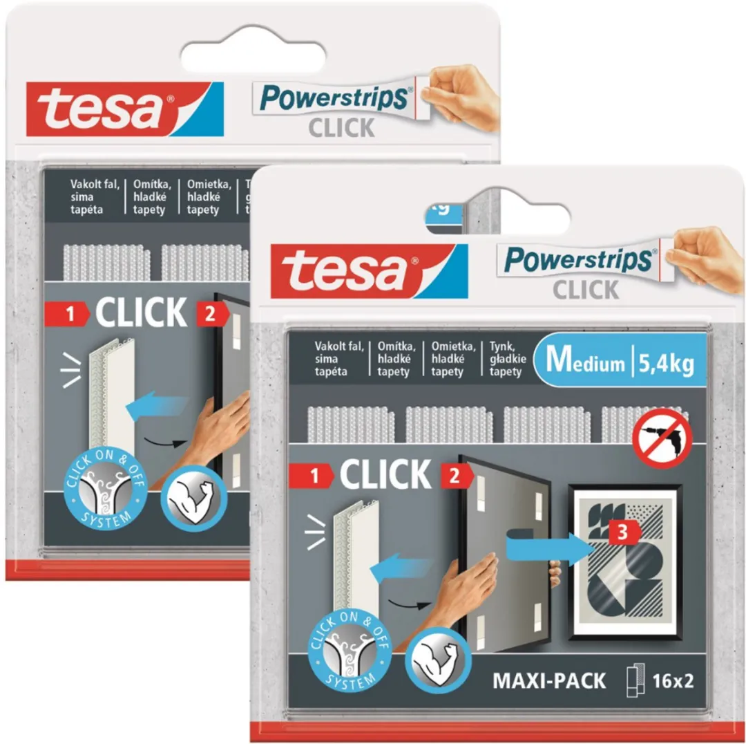 Tesa Powerstrips Zelfklevende Ritsen 16 Paar