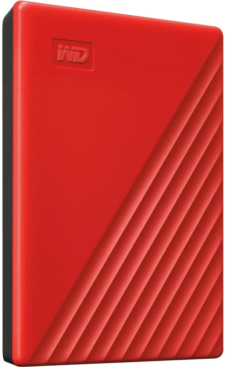 Western Digital My Passport WDBPKJ0040BRD-WESN Externe Harde Schijf 4TB - Rood