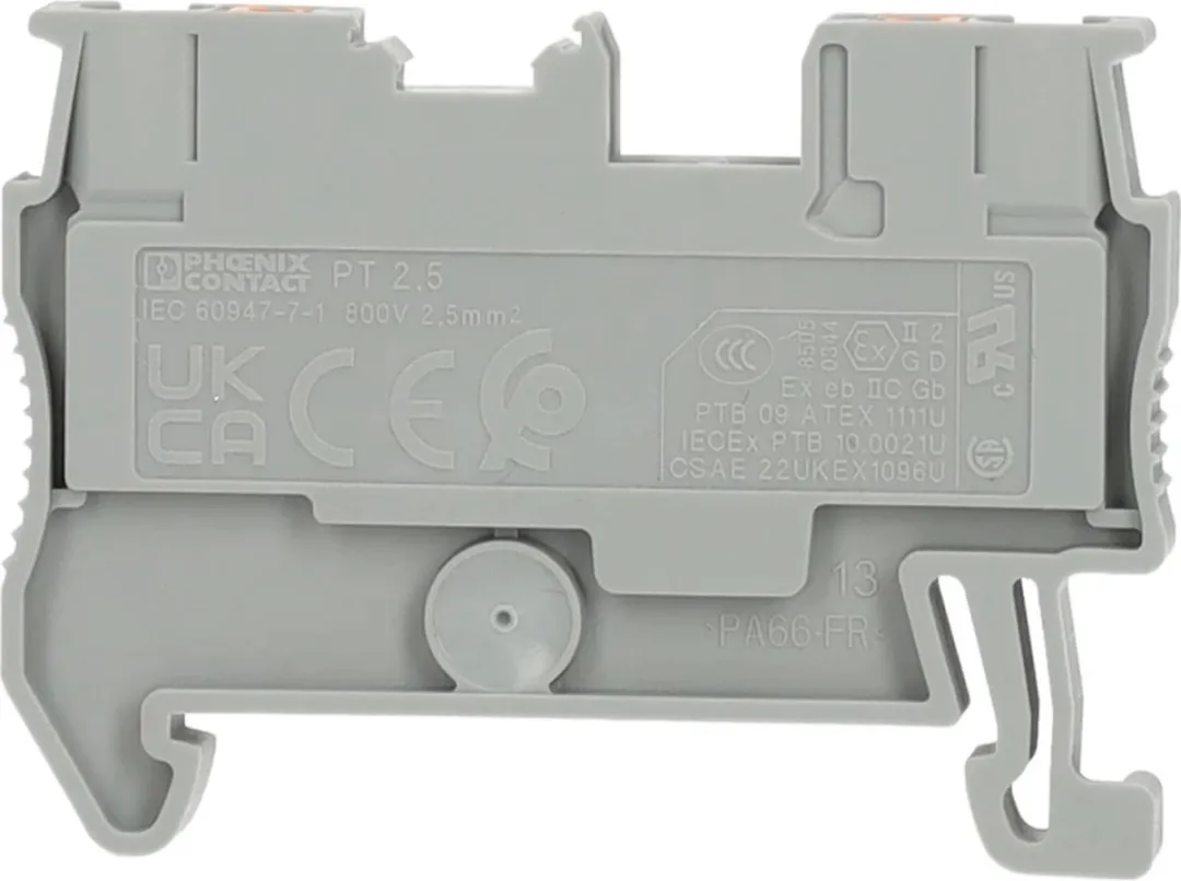 Phoenix Contact ZUG DIN-rail Terminalblok 2.5mm² - Rood - afbeelding 6 van 6