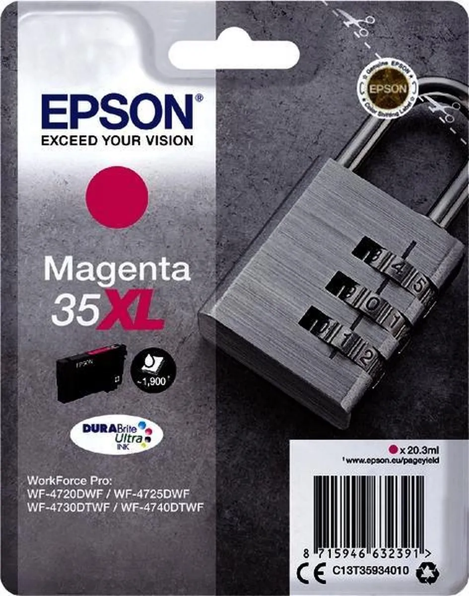 Epson 35XL Magenta Inktcartridge - 20ml