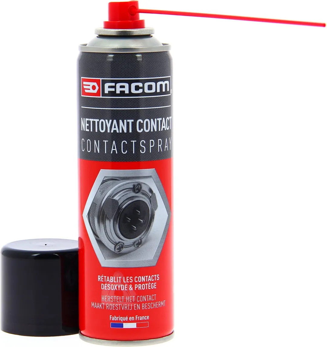 FACOM Contactspray 250ml - Rood/Zwart