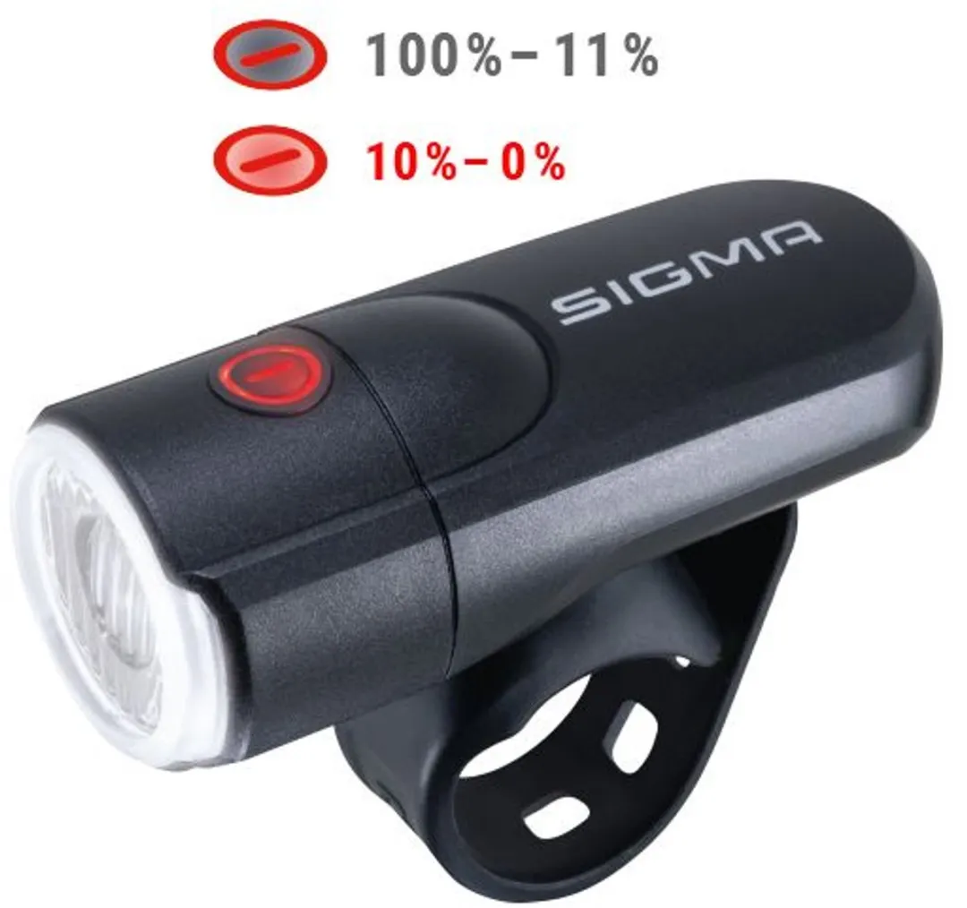 Sigma AURA 35 Koplamp - 35 Lux - Zwart