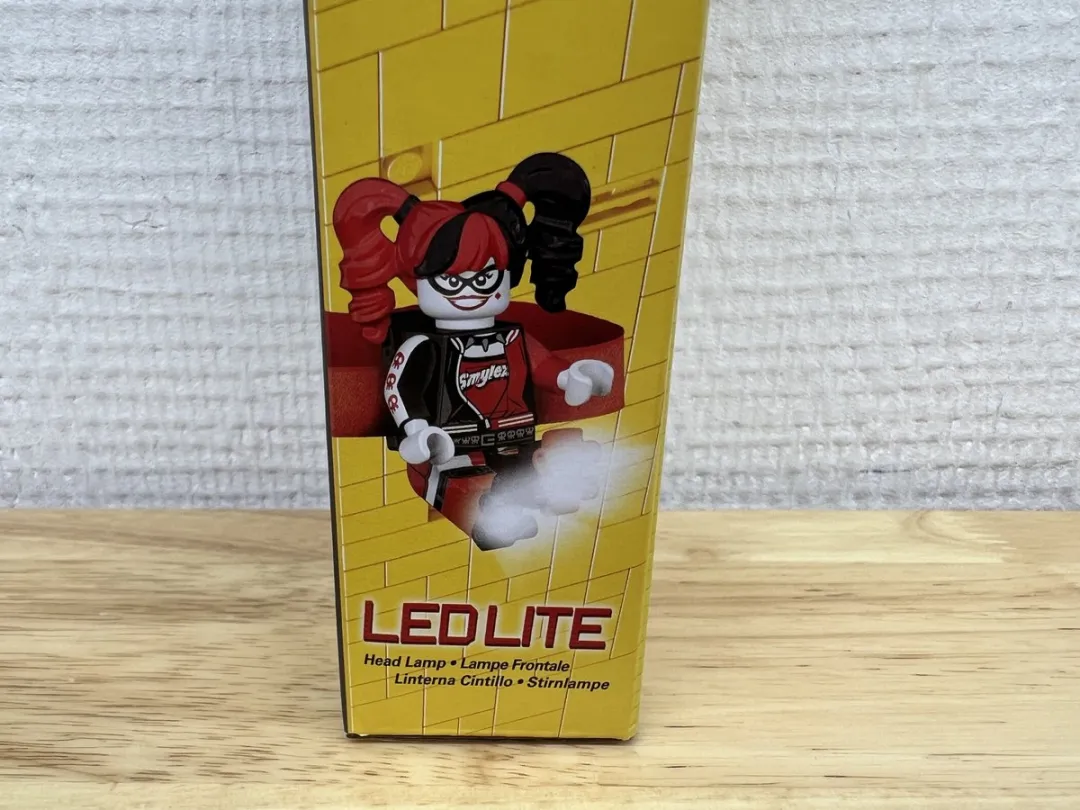 LEGO HE22 Harley Quinn LED Hoofdlamp - Rood