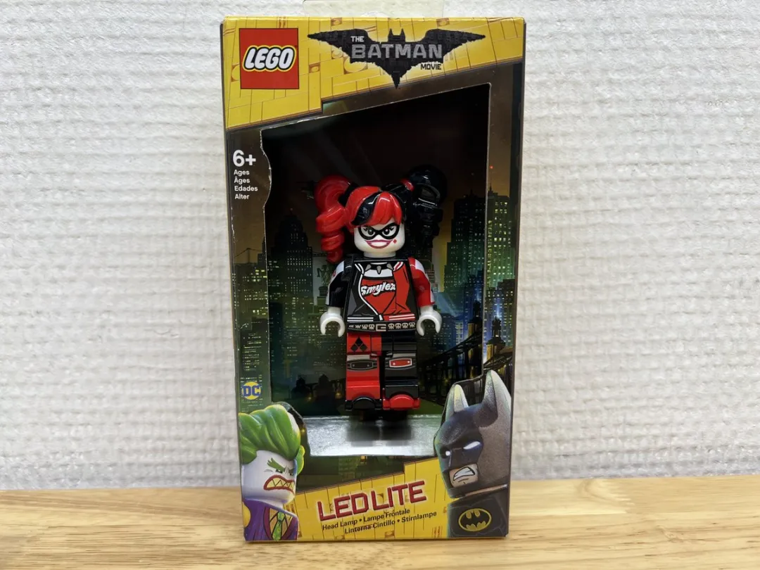 LEGO HE22 Harley Quinn LED Hoofdlamp - Rood