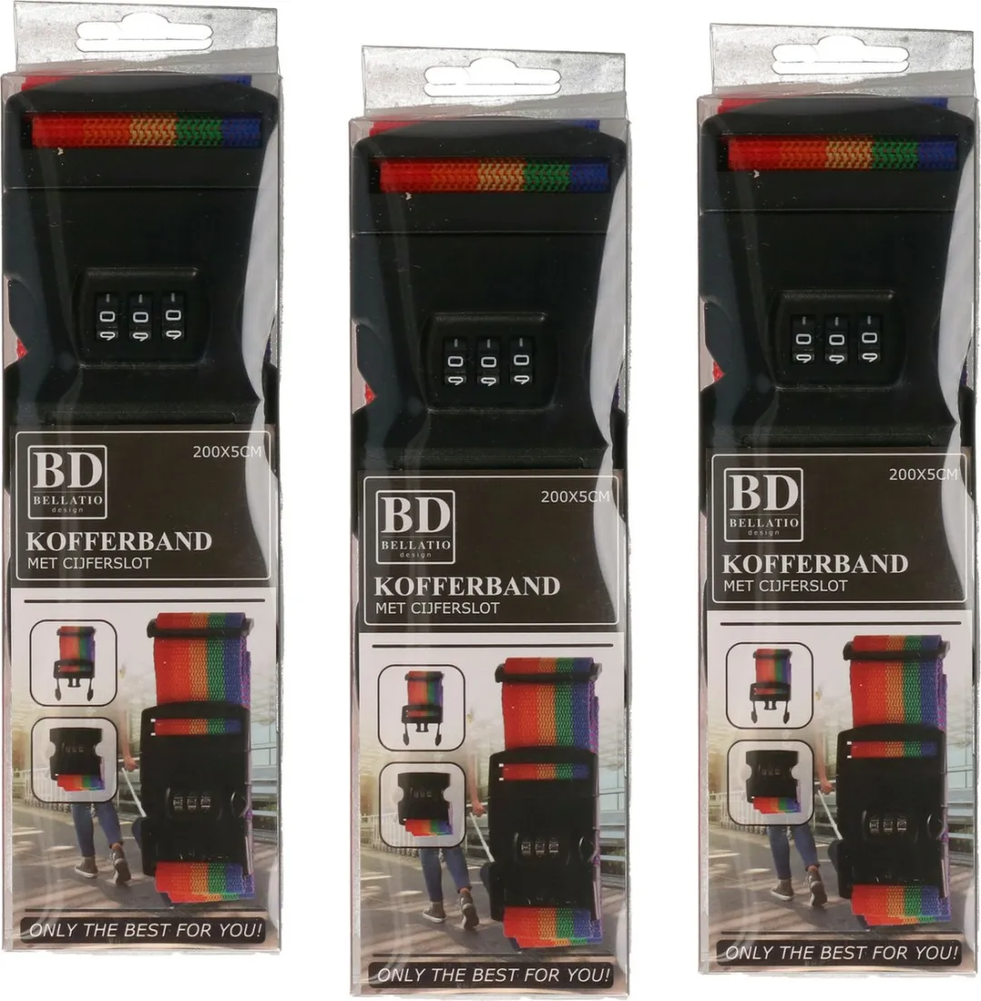 Bellatio Design Bagageriem met Cijferslot