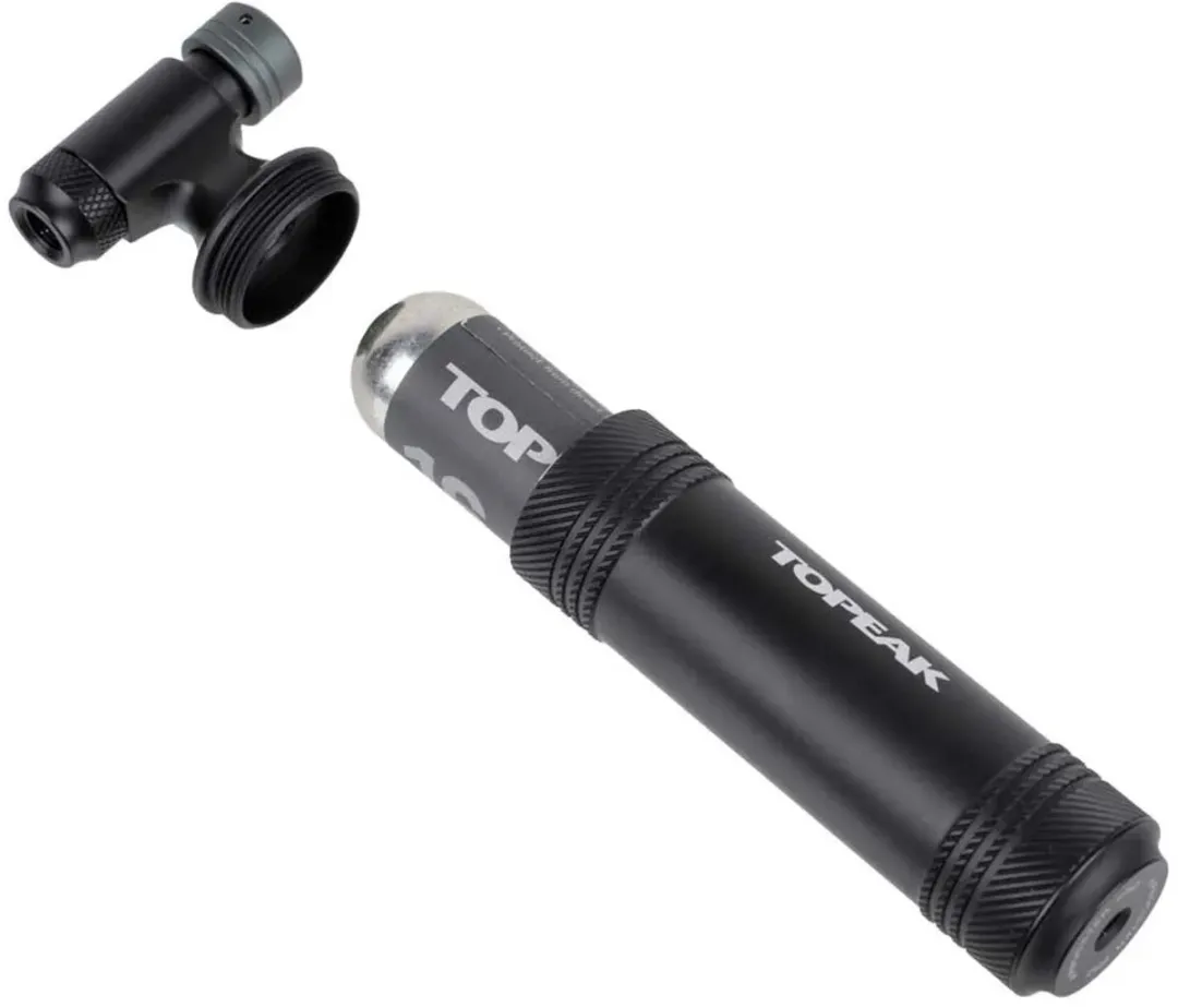 Topeak Airbooster Pro CO2-pomp - 16g - Zwart