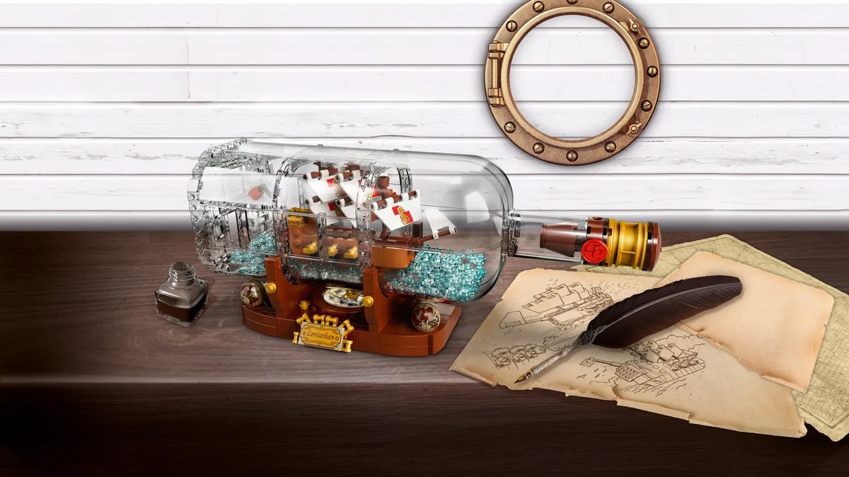 LEGO Ideas Schip in een Fles 21313 - 962 Stukken - afbeelding 5 van 6