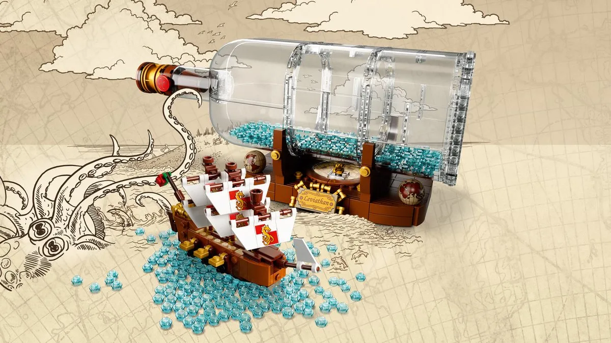 LEGO Ideas Schip in een Fles 21313 - 962 Stukken - afbeelding 4 van 6