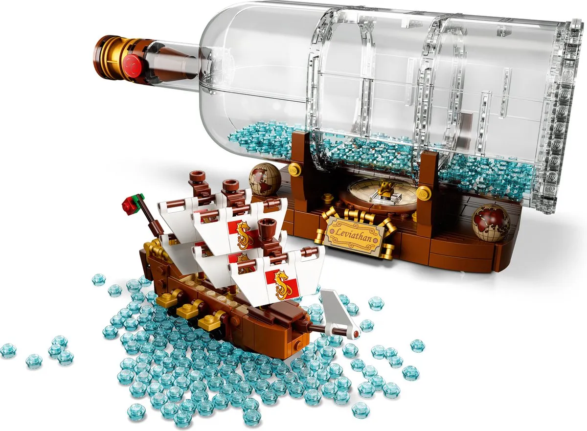 LEGO Ideas Schip in een Fles 21313 - 962 Stukken - afbeelding 6 van 6
