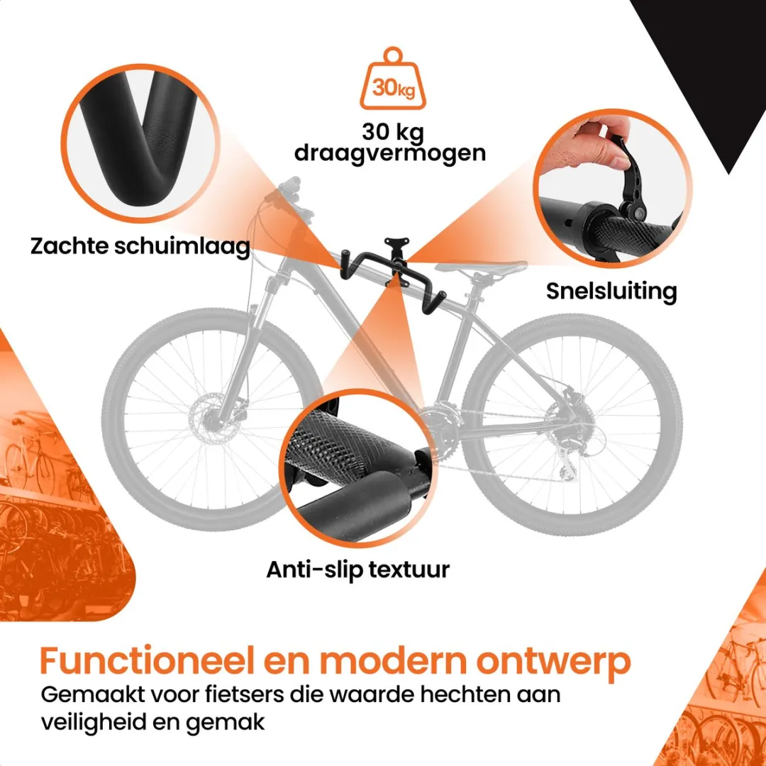 Frame Up Fiets Ophangsysteem - Max 45kg