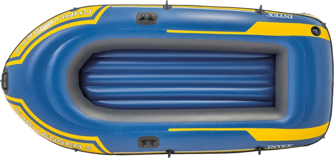 Intex Challenger 2 Boot - 2 Personen - Blauw/Geel