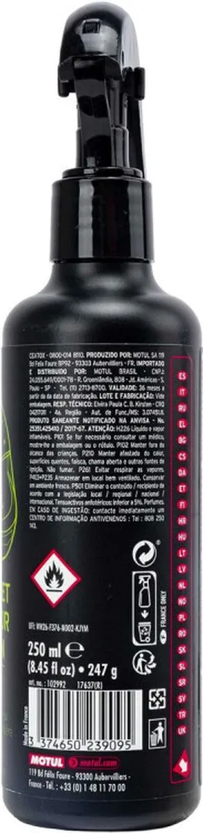 Motul Helm Vizier Bril & Lens Reiniger 250ml - afbeelding 3 van 6
