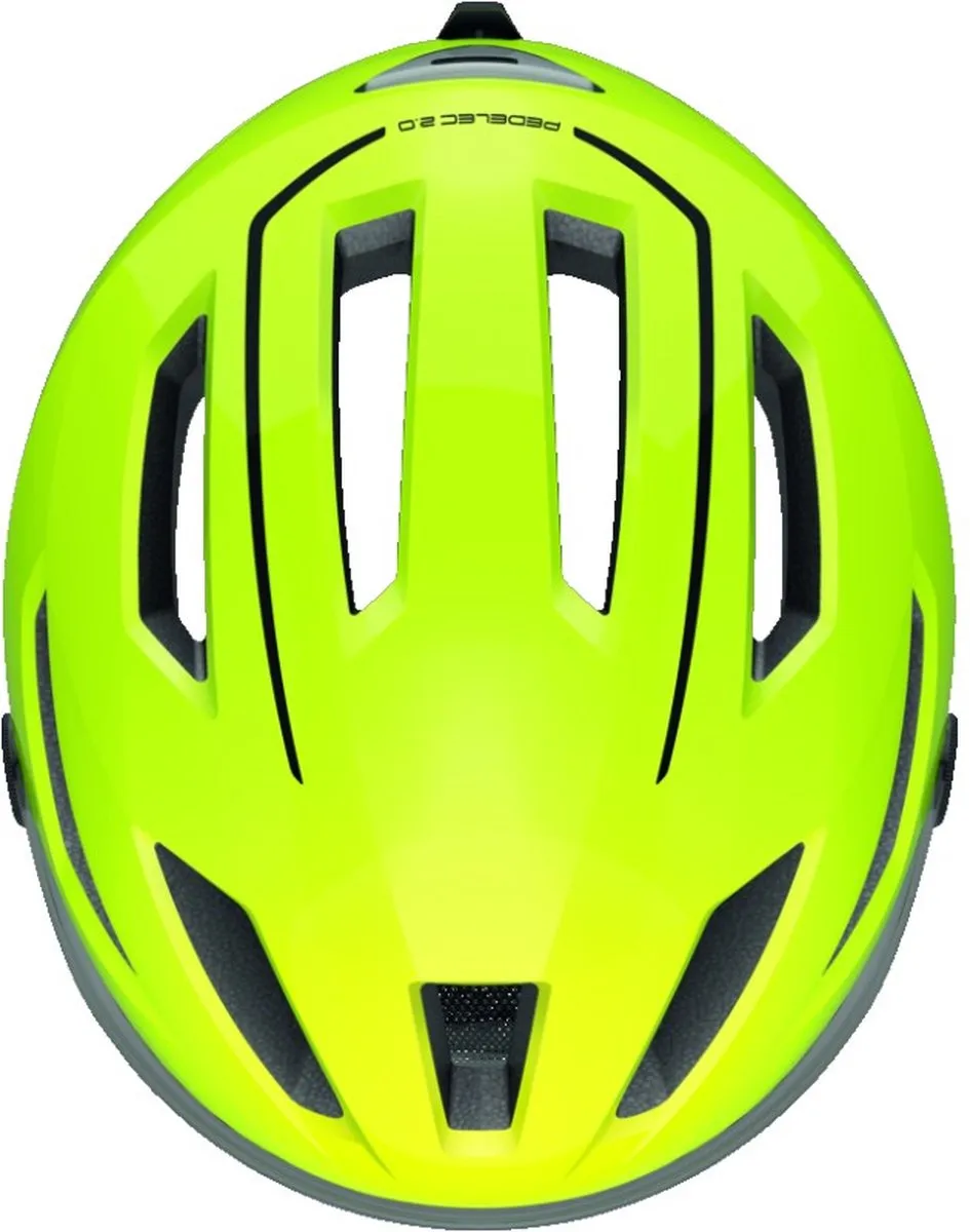 ABUS Pedelec 2.0 Fietshelm L - Fluor geel