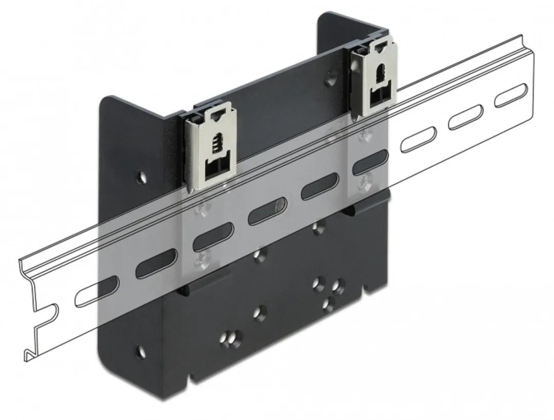 Delock DIN-rail Montageset - 3.5" Apparaten