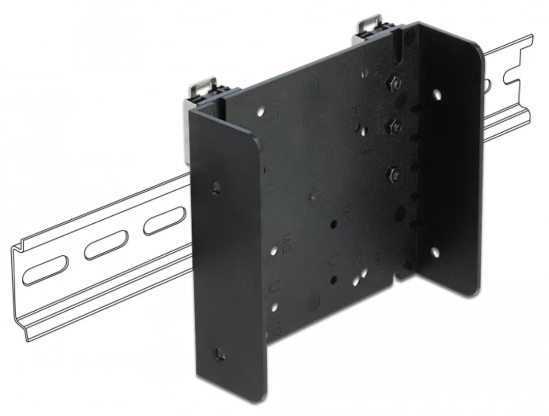 Delock DIN-rail Montageset - 3.5" Apparaten - afbeelding 6 van 6