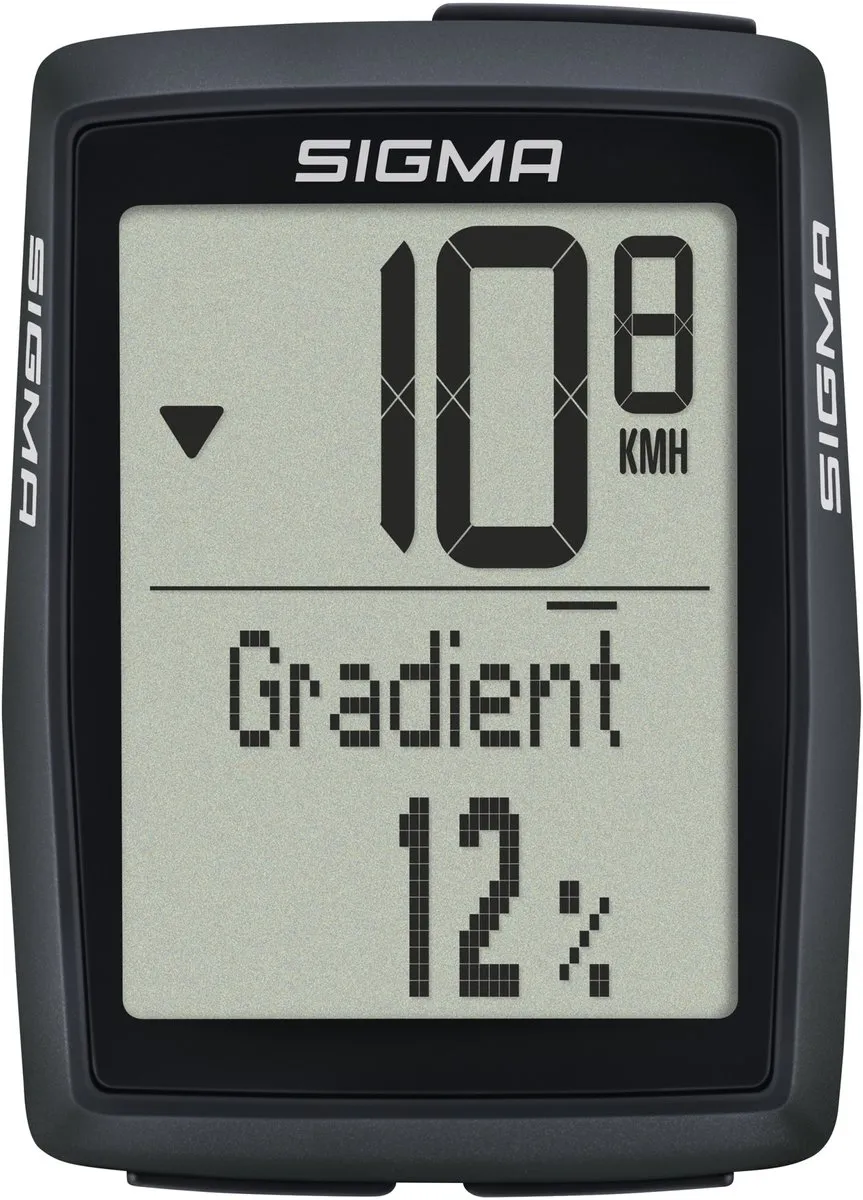 Sigma Fietscomputer 14211 - 14 Functies - Hoogtemeting - Zwart
