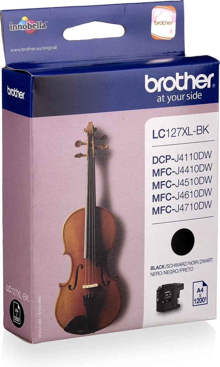 Brother LC127XL-BK Inktcartridge - Zwart