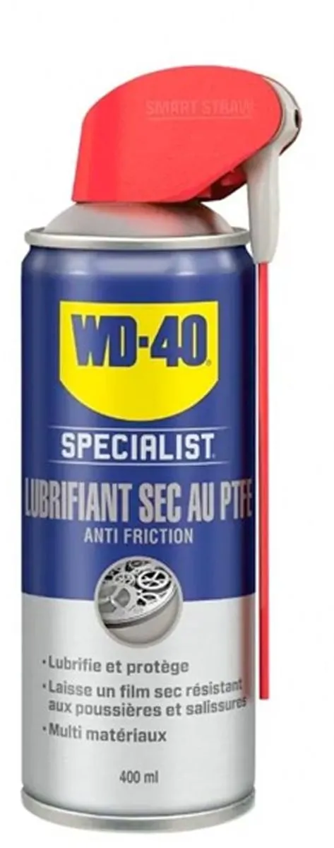 WD-40 Specialist PTFE Droog Smeermiddel 400ml - Geel/Grijs - afbeelding 2 van 2